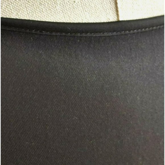 Boden 12L Black Midi Sheath Dress Hidden Side Zip Cap Sleeves Trimmed and Lined - Picture 6 of 14